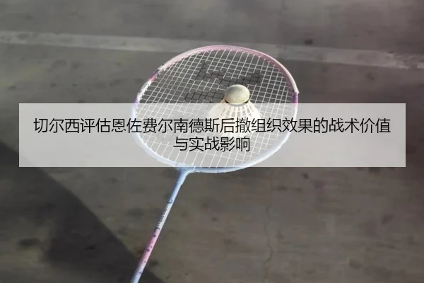 切尔西评估恩佐费尔南德斯后撤组织效果的战术价值与实战影响