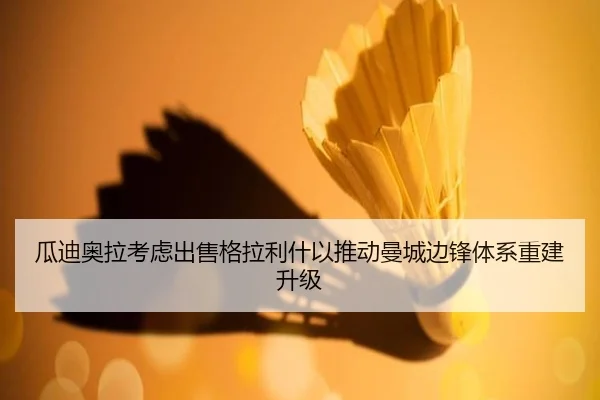 瓜迪奥拉考虑出售格拉利什以推动曼城边锋体系重建升级